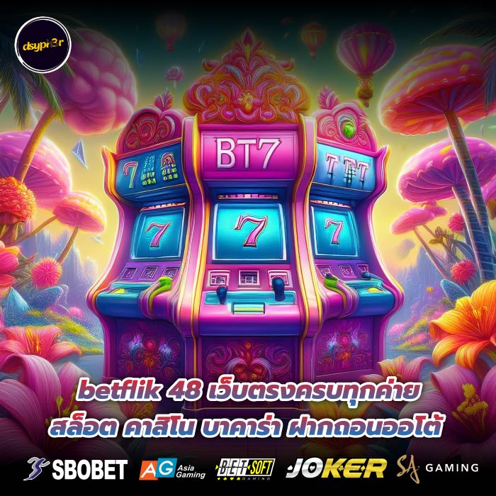 betflik 48 เว็บตรงครบทุกค่าย สล็อต คาสิโน บาคาร่า ฝากถอนออโต้